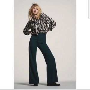 Free People Blouse with Geometric Design